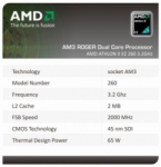 AMD Athlon II X2 260